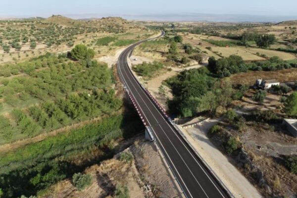 Concluyen las obras de mejora del Itinerario 1 Bajo Aragón